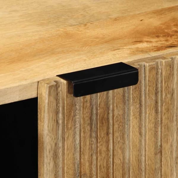 vidaXL Skjenk brun 90x33x75 cm heltre mango