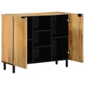 Miniatyrbilde 2 av 11: vidaXL Skjenk brun 90x33x75 cm heltre mango