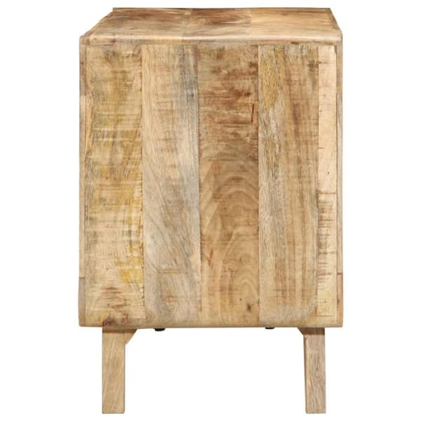 vidaXL TV-benk 105x46x32 cm grov heltre mango