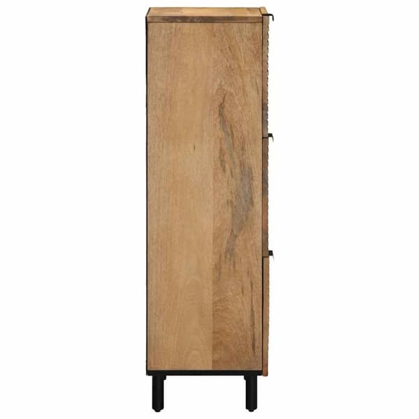 vidaXL skab 40x33x110 cm massivt mangotræ brun