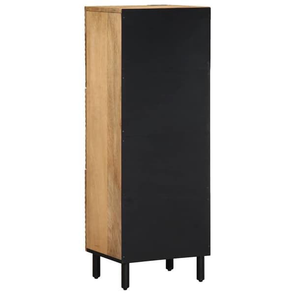 vidaXL skab 40x33x110 cm massivt mangotræ brun