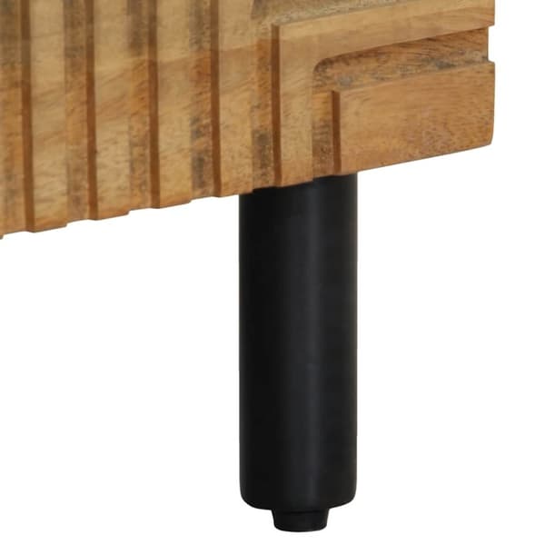vidaXL skab 40x33x110 cm massivt mangotræ brun
