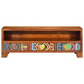 Miniatyrbilde 5 av 11: vidaXL TV-skap flerfarget 110x30x40 heltre akasie