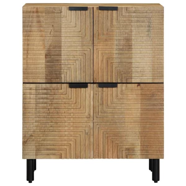 vidaXL Senkki Ruskea 60x33x75 cm Massiivipuu Mango