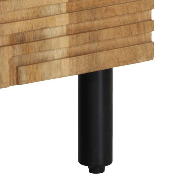vidaXL Senkki Ruskea 60x33x75 cm Massiivipuu Mango