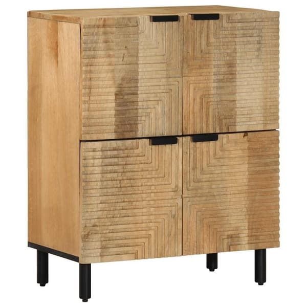 vidaXL Senkki Ruskea 60x33x75 cm Massiivipuu Mango