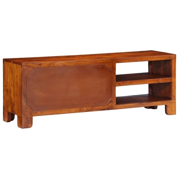 vidaXL TV-skap flerfarget 110x30x40 heltre akasie