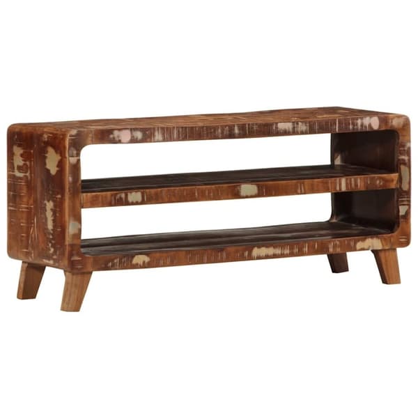 vidaXL TV-bänk 105x46x32 cm massivt trä återvunnet