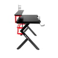 Miniatyrbild 2 av 4: HUZARO HERO 5.0 Gaming Desk Röd, 120x60x69,5cm, PC-skrivbord, Dator, Speldator, Dryckekorg, Hörlurskrok