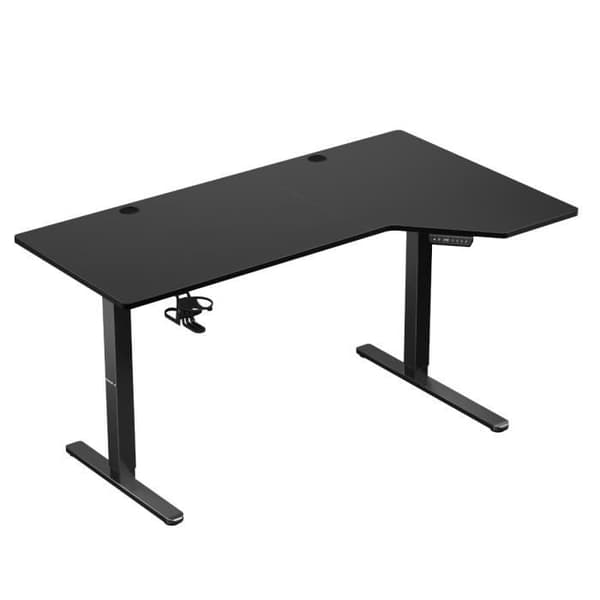Skrivbord Steg- och Sittande - HUZARO - HERO 9.1 - Elektrisk - Ergonomisk - Svart