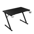 Miniatyrbild 1 av 4: Bureau gaming - HUZARO - HERO 1.8 - Svart - MDF Kolfiber - Modern design