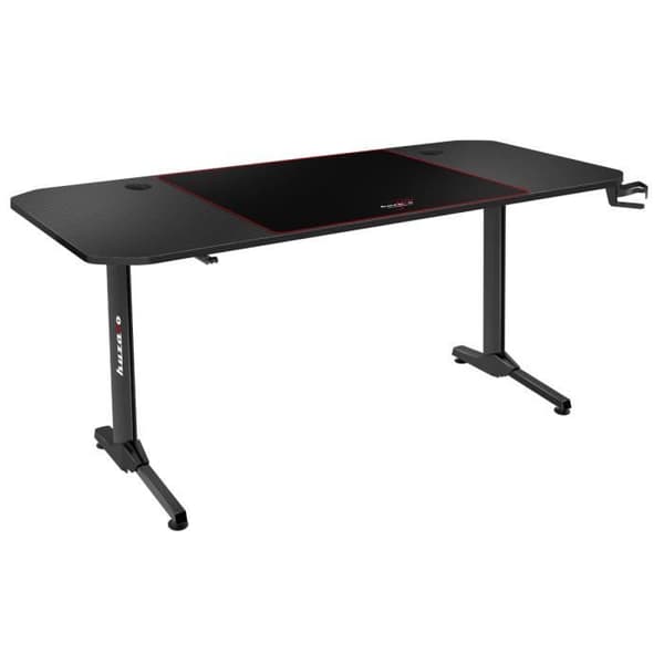 HUZARO HERO 4.7 Gaming Desk Black, 160x75x75cm, Carbon Top, Justerbara fötter, PC Desk, Computing, Gaming PC