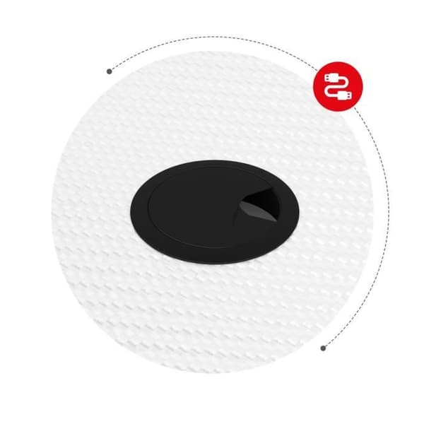 HUZARO HERO 1.4 Spelbord Vit, Ergonomiskt skrivbord, PC-spel, Datorer, Gamer, Spelbord, 100x50x75cm