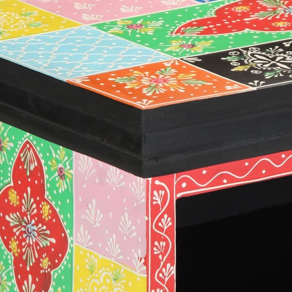 vidaXL TV-kaappi seinälle Monivärinen 80x30x22 cm Teollinen puu