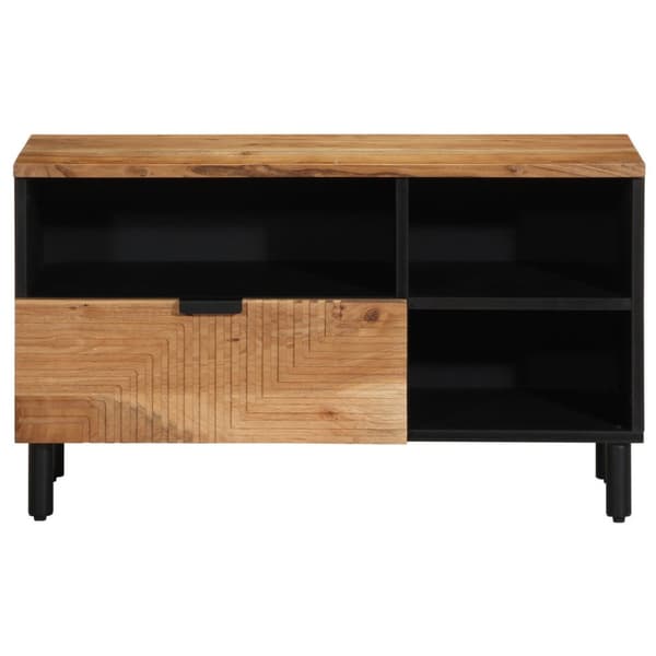 vidaXL TV-kaappi 80x33,5x46 cm Täysi Akaasiapuu