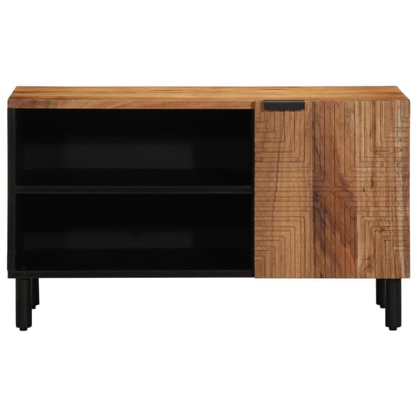 vidaXL TV-benkskap 80x31,5x46 cm Massivt akasietre
