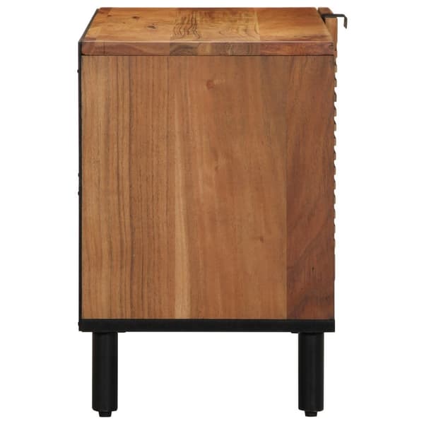 vidaXL TV-benkskap 80x31,5x46 cm Massivt akasietre