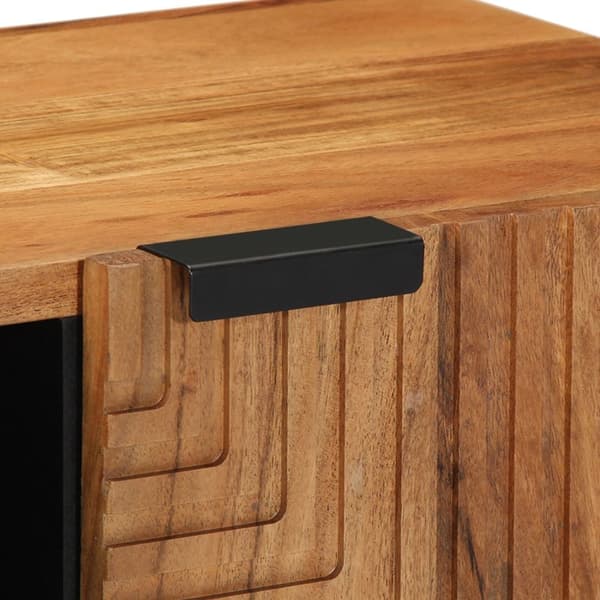 vidaXL TV-benkskap 80x31,5x46 cm Massivt akasietre
