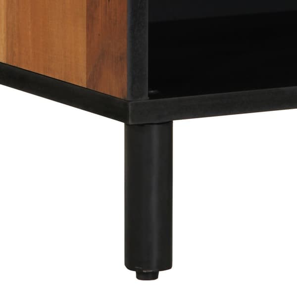 vidaXL TV-benkskap 80x31,5x46 cm Massivt akasietre