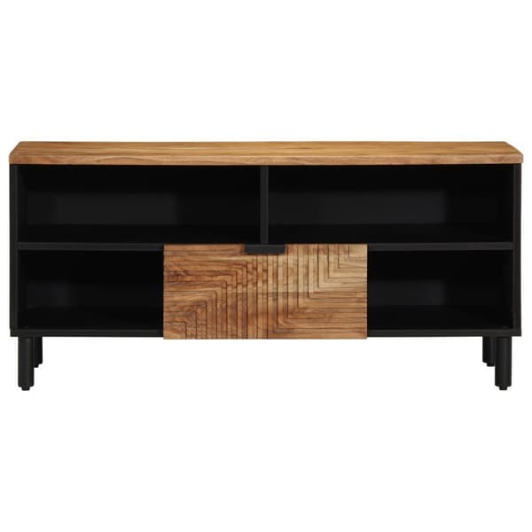 vidaXL TV-benk 100x33,5x46 cm Massivt Akasietre