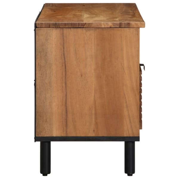 vidaXL TV-benk 100x33,5x46 cm Massivt Akasietre