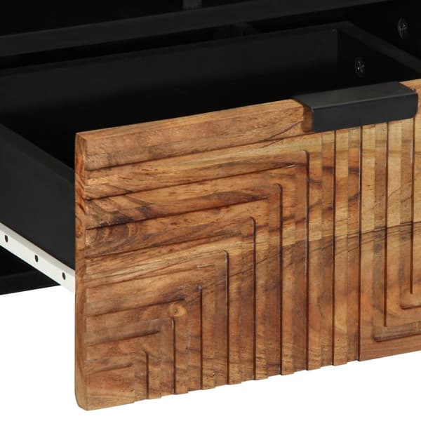 vidaXL TV-benk 100x33,5x46 cm Massivt Akasietre