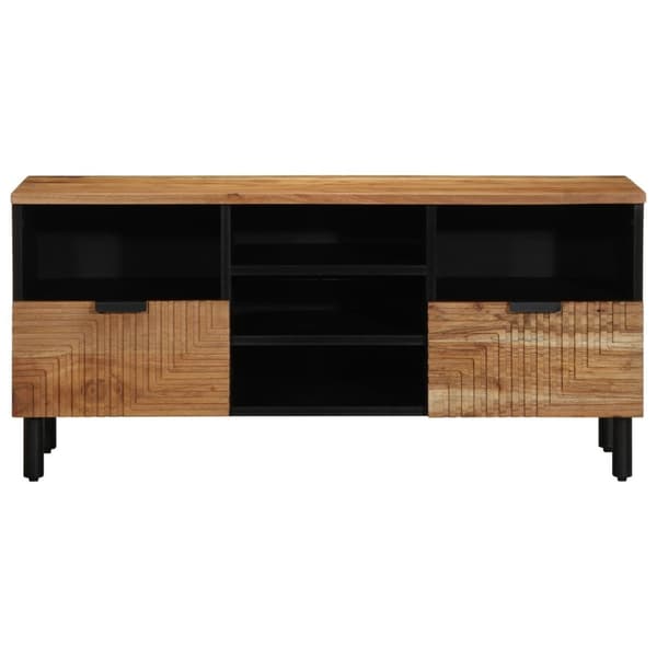 vidaXL TV-skap 100x33,5x46 cm Massivt Akasietre
