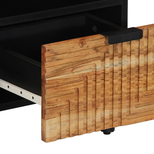 vidaXL TV-skap 100x33,5x46 cm Massivt Akasietre