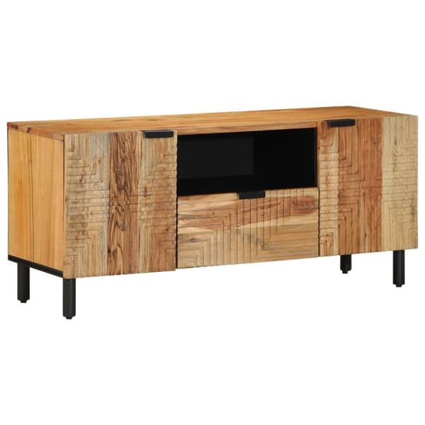 vidaXL TV-kaappi 105x33,5x46 cm Täysi Puu Akaasia