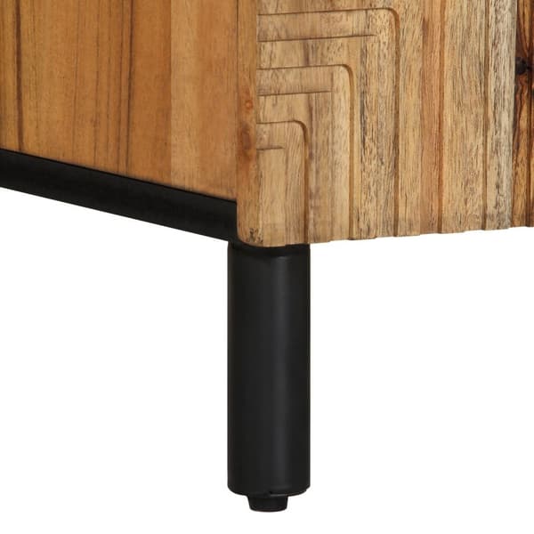 vidaXL TV Cabinet 105x33,5x46 cm Solid Wood Acacia
