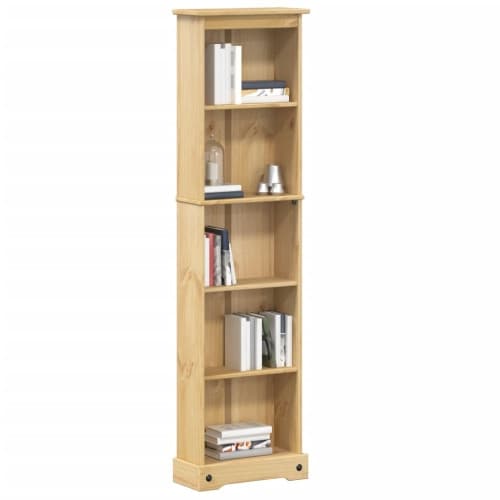 Bokhylla Corona 46x20x170 cm massiv furu