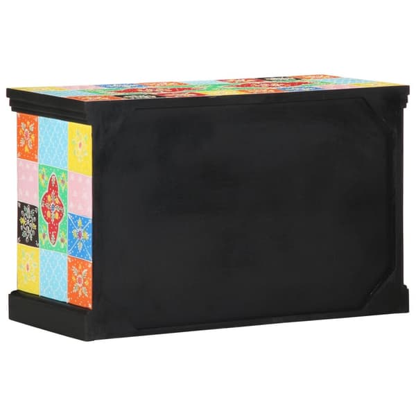TV-bänk i flera färger 80x35x50 cm av massivt mangoträd