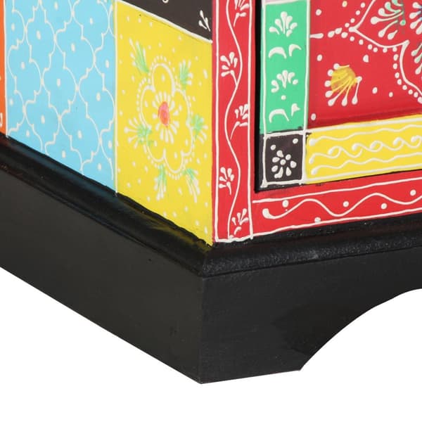 TV-bänk i flera färger 80x35x50 cm av massivt mangoträd