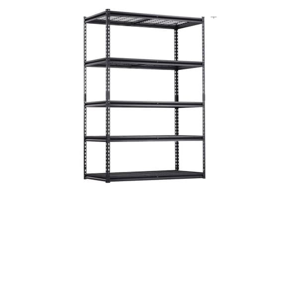 Metallförvaringshyllor, Hög lastkapacitet, Justerbar design,24 x 48 x 72 in-a