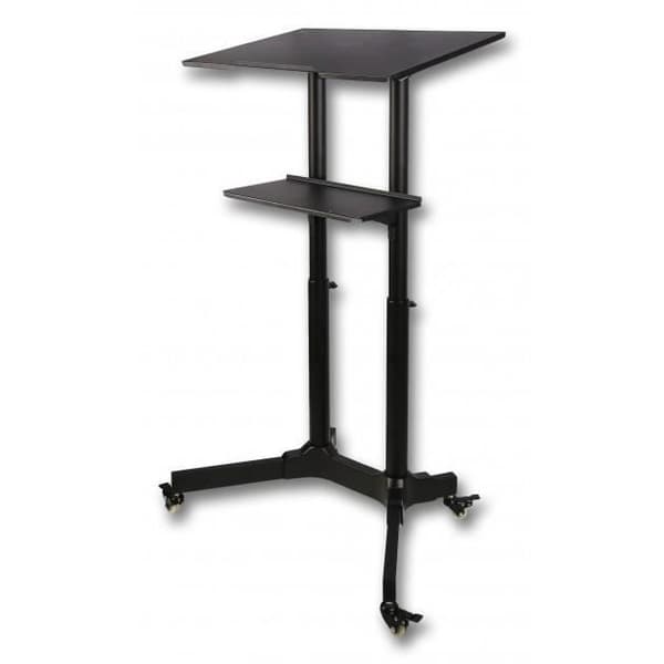 Techly ICA-TB TPM-1BK, Notebook-stativ, Svart, Metall, 1030 - 1250 mm, 0 - 40°, 620 mm