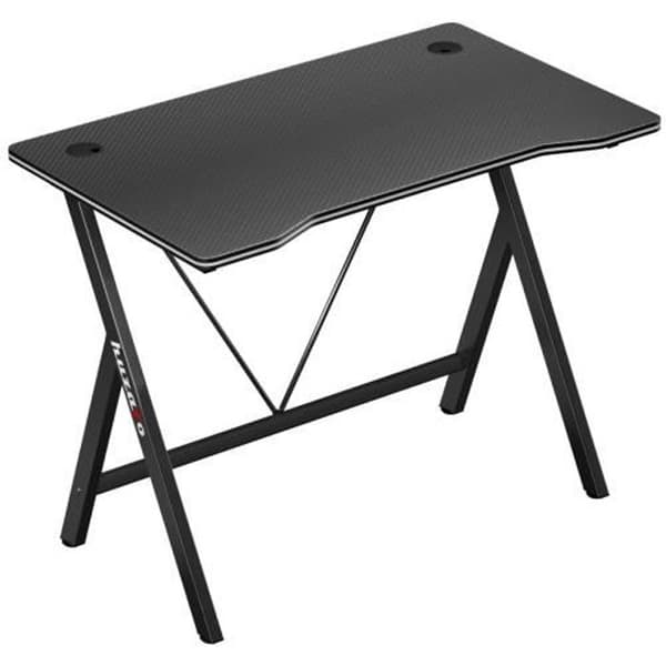 HUZARO HERO 1.4 Gaming Desk Svart, Ergonomiskt Skrivbord, PC-spel, Datorer, Gamer, Spelbord, 100x50x75cm Svart