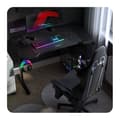 Miniatyrbild 3 av 4: Bureau Gaming - HUZARO - Hero 2.6 - Noir - Justerbar höjd - Kolfiberbord - Tillbehörsstöd
