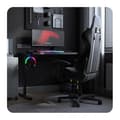 Miniatyrbild 4 av 4: Bureau Gaming - HUZARO - Hero 2.6 - Noir - Justerbar höjd - Kolfiberbord - Tillbehörsstöd