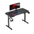 Miniatyrbild 1 av 4: Bureau Gaming - HUZARO - Hero 2.6 - Noir - Justerbar höjd - Kolfiberbord - Tillbehörsstöd