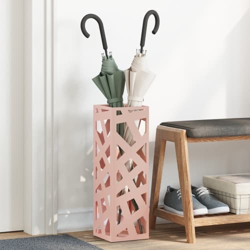 Paraplyställ Rosa Metall Medium Dekorativa mönster Paraplyställ