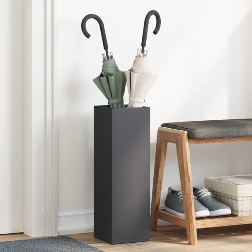 Paraplyställ Svart Metall Kompakt Minimalistisk Paraplyställ