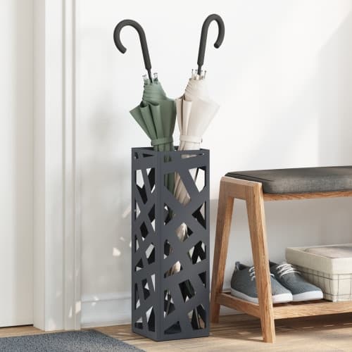 Paraplyställ Antracit Metall Medium Hållbart Paraplyställ