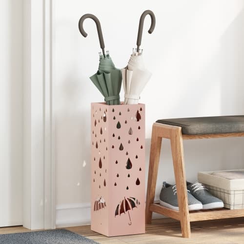 Paraplyställ Rosa Metall Medium Dekorativa inslag Paraplyställ