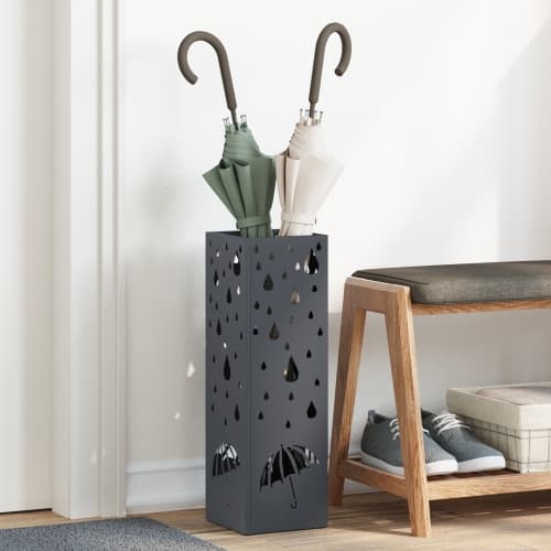 Paraplyställ Antracit Metall Standard Dekorativa detaljer