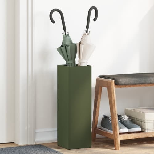 Paraplyställ Olivgrön Metall Medium Förvaring Paraplyställ