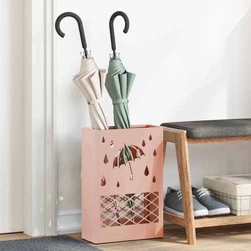 Paraplyställ Rosa Metall Medium Dekorativa inslag Paraplyställ