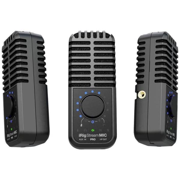 IK Multimedia iRig Stream Mic Pro Stand Studiomikrofon Överföringstyp (detaljer): ansluten med stativ, med kabel