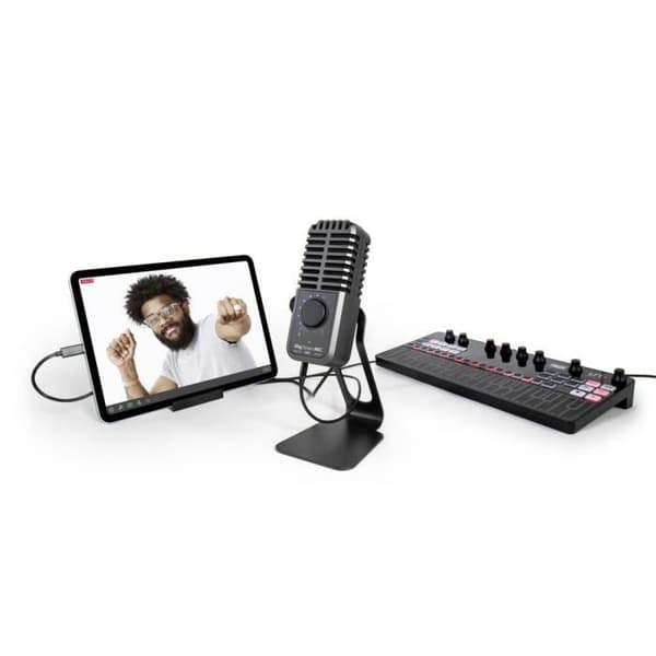 IK Multimedia iRig Stream Mic Pro Stand Studiomikrofon Överföringstyp (detaljer): ansluten med stativ, med kabel