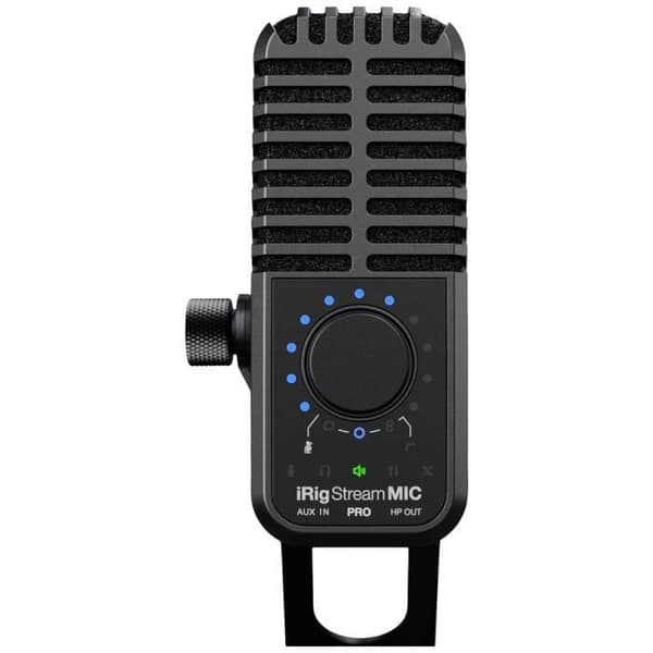 IK Multimedia iRig Stream Mic Pro Stand Studiomikrofon Överföringstyp (detaljer): ansluten med stativ, med kabel