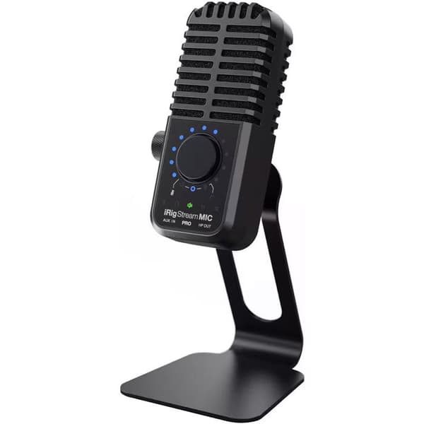 IK Multimedia iRig Stream Mic Pro Stand Studiomikrofon Överföringstyp (detaljer): ansluten med stativ, med kabel